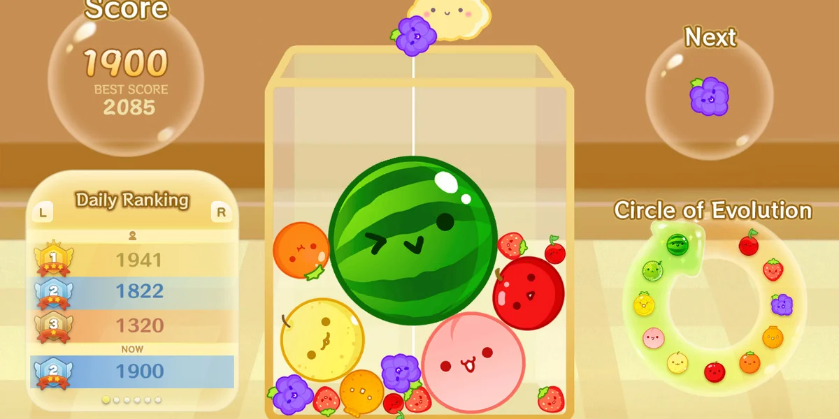 game watermelon - Chu kỳ tiến hóa trái cây game watermelon - Chu kỳ tiến hóa trái cây
