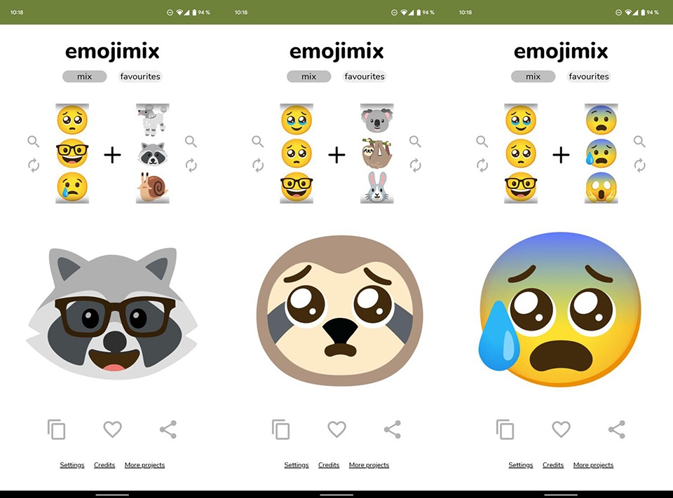 Emoji mix - Cơ chế chơi cốt lõi: chọn 2 biểu tượng và nhận kết quả Emoji mix - Cơ chế chơi cốt lõi: chọn 2 biểu tượng và nhận kết quả