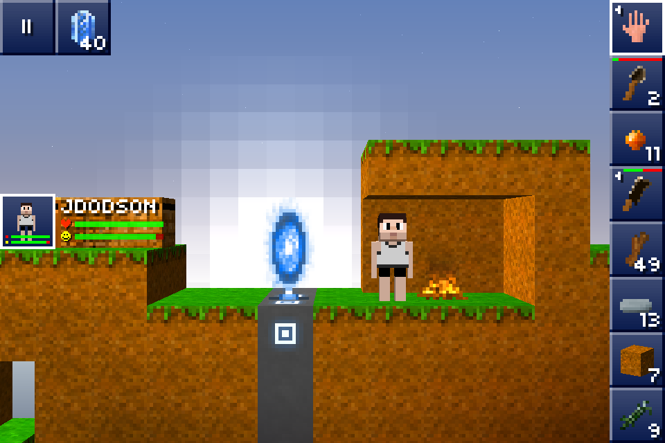 Blockheads - Lối chơi mở và nhịp tiến triển tự nhiên Blockheads - Lối chơi mở và nhịp tiến triển tự nhiên