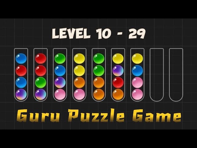 Ball Sort Puzzle - Quan sát bố cục trước khi chạm tay vào bất kỳ ống nào Ball Sort Puzzle - Quan sát bố cục trước khi chạm tay vào bất kỳ ống nào