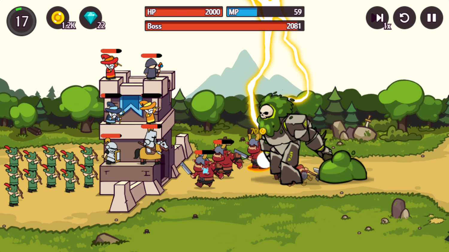 Castle Defender Saga - Cách vận hành của từng màn chơi Castle Defender Saga - Cách vận hành của từng màn chơi