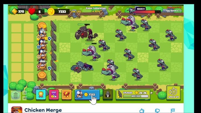 Chicken Merge - Ưu tiên vị trí trước khi nghĩ đến sức mạnh Chicken Merge - Ưu tiên vị trí trước khi nghĩ đến sức mạnh