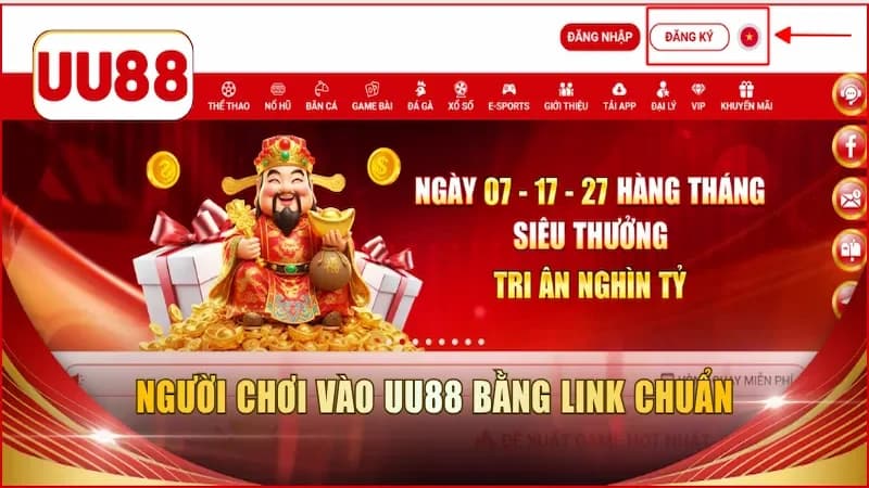 Hướng Dẫn Cược Thủ Các Bước Đăng Ký UU88 Nhanh Chóng