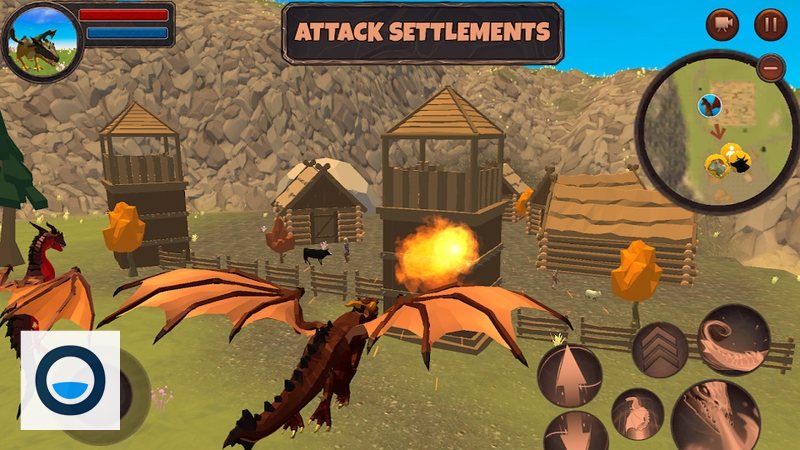Dragon Simulator - Hóa thân thành sinh vật huyền thoại Dragon Simulator - Hóa thân thành sinh vật huyền thoại