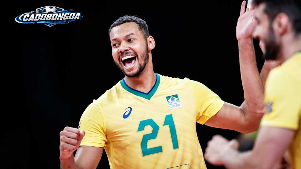 Alan Souza sức bật Brazil làm bùng nổ sân bóng chuyền nam