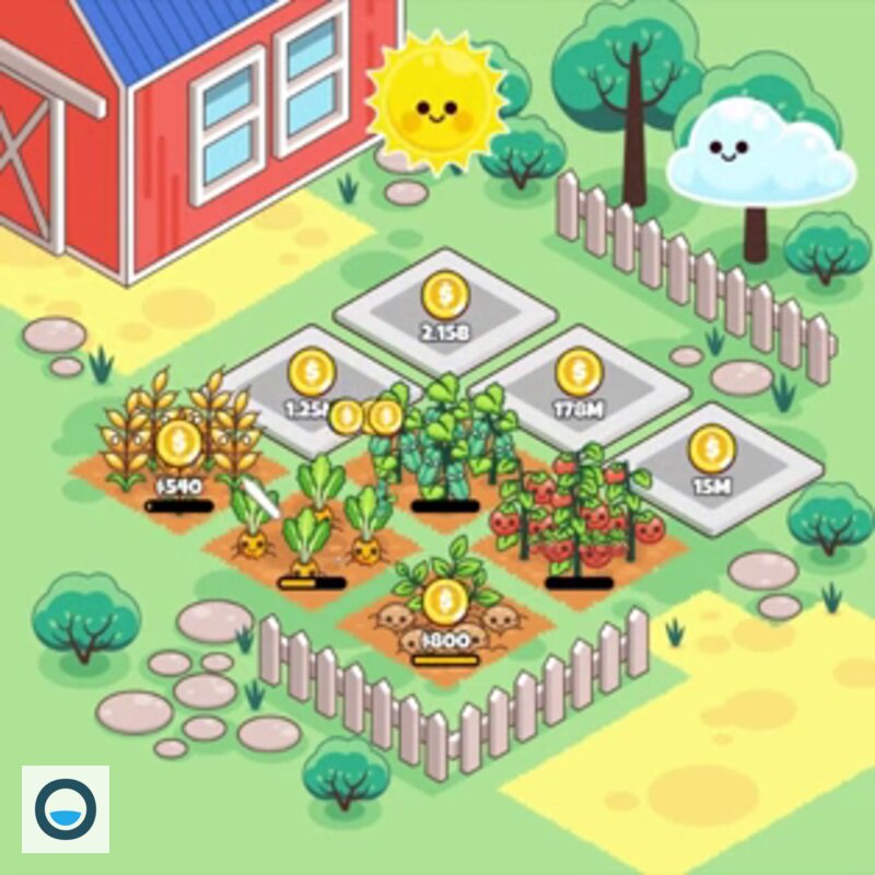 Idle Farming Business - Kéo chuột qua các luống cây Idle Farming Business - Kéo chuột qua các luống cây